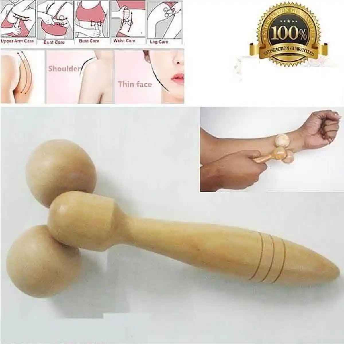 Wooden 3D Massager