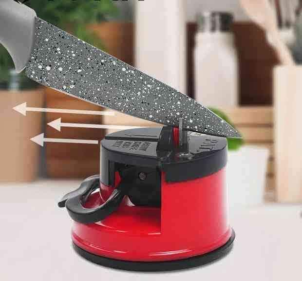 Mini Knife Sharpener with Smart Suction Pad