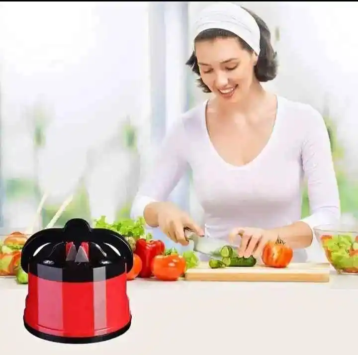 Mini Knife Sharpener with Smart Suction Pad