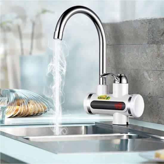 Electric instant hot water tap