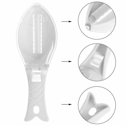 Fish Clean Scales With Cover Fish Scaler Scraper Remover Fish Skin Brush Scraping Fishing