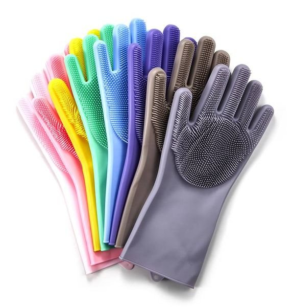 Multipurose Silicon Hand Gloves (1pair)