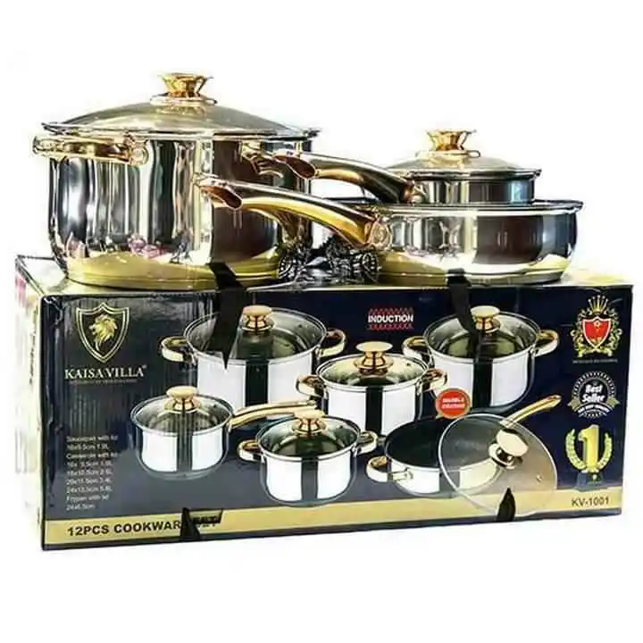Kaisa Villa Cookware Set(12 Pcs Set)