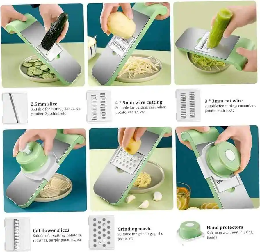 5 In 1 Vegetable Cutter Slicer