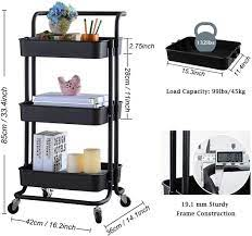 3 tier multi purpose trolley