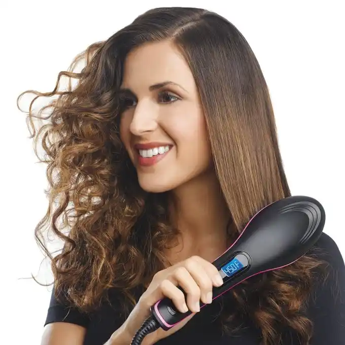 Straight Artifact Hair Brush Straightener
