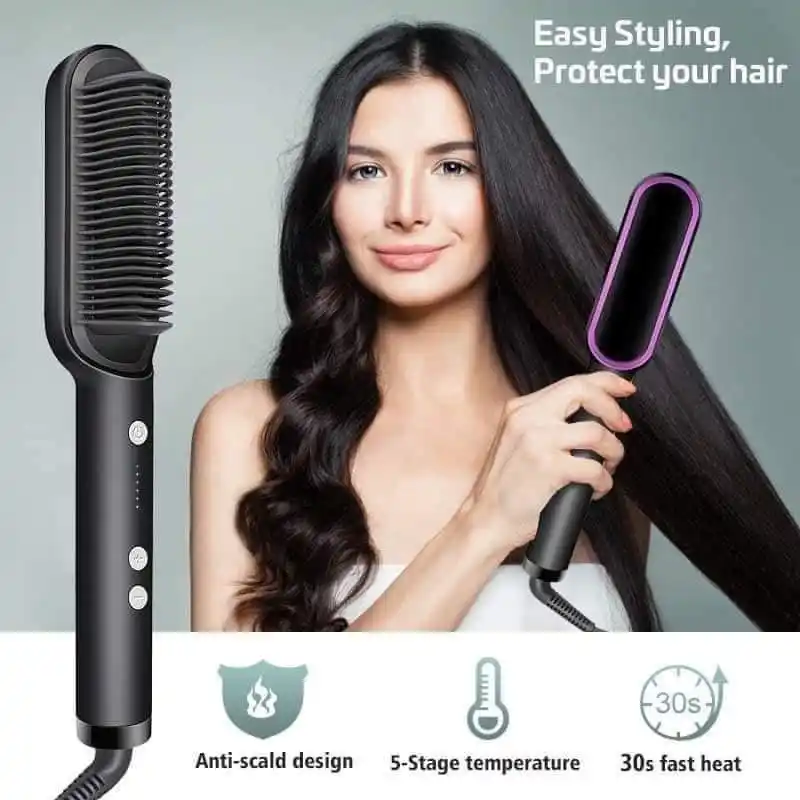 hair straightener comb for women