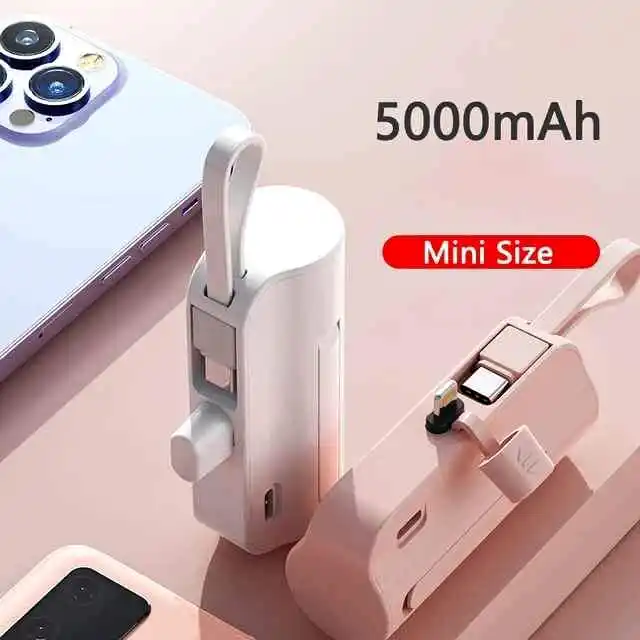 Mini power bank (5000mAh) type c