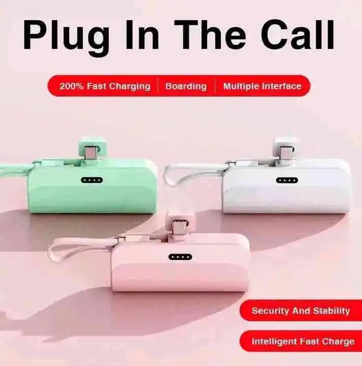 Mini power bank (5000mAh) type c