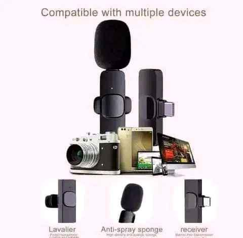 k8 type -C and V8 wireless single microphone