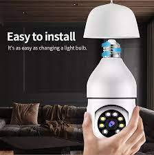 Bulb WIFI Camera PTZ HD Infrared Night Vision Two Way Talk Baby Monitor Auto Tracking For Home Security Spot deliver