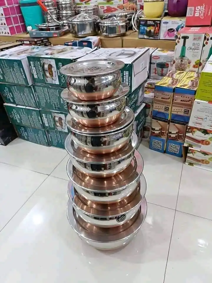 7 pcs handi Set, Stainless Steel