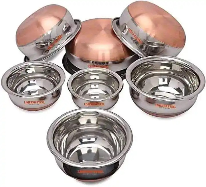 7 pcs handi Set, Stainless Steel