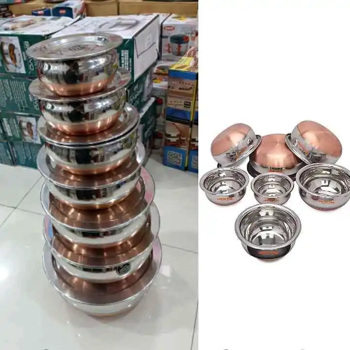 7 pcs handi Set, Stainless Steel