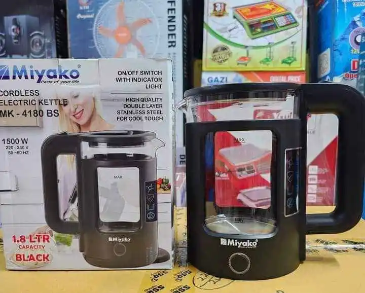 Miyako Glass Electric Kettle 1.8 L