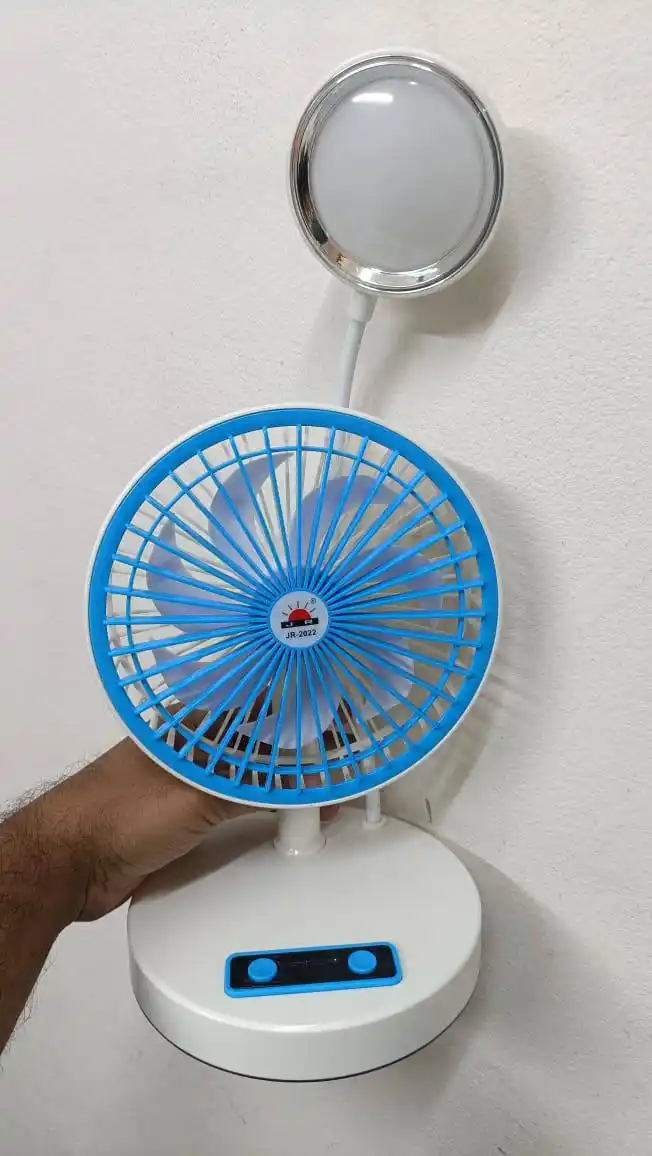 JR 2020 Rechargble fan With Led light