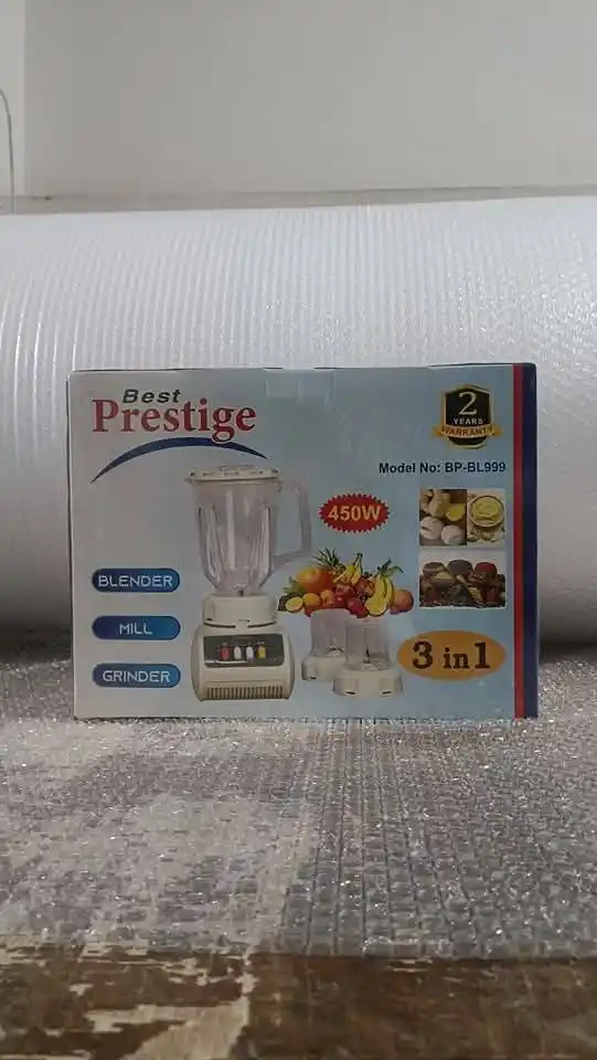 Prestige Blender 3 in 1 (450 watt Motor capacity)