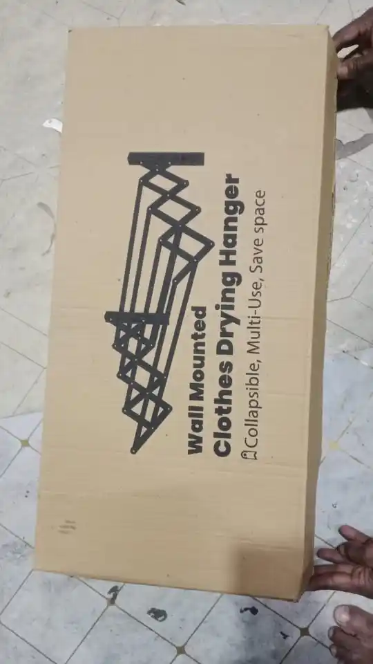 Wall mounted clothes drying Hanger