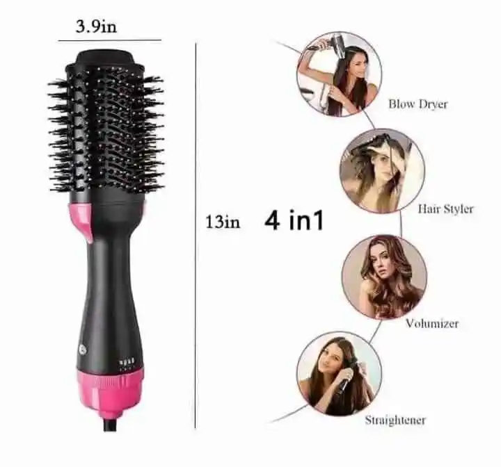 One step hair dryer and styler